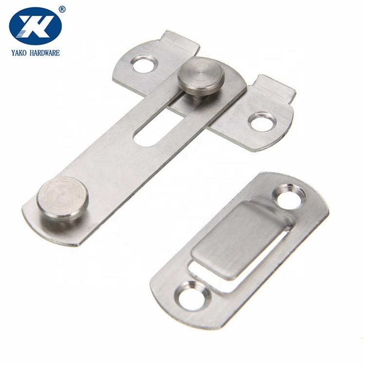 Door Latch Buckle Bolt Lock 90 Degree Angle for Door and Window Bolt barn Sliding Latch