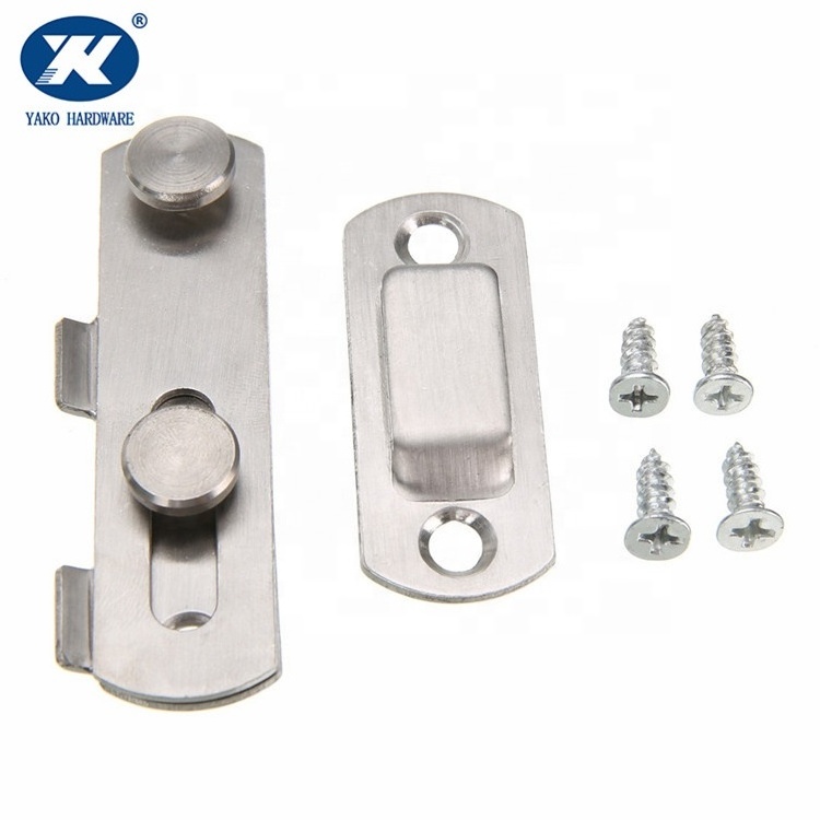 Door Latch Buckle Bolt Lock 90 Degree Angle for Door and Window Bolt barn Sliding Latch