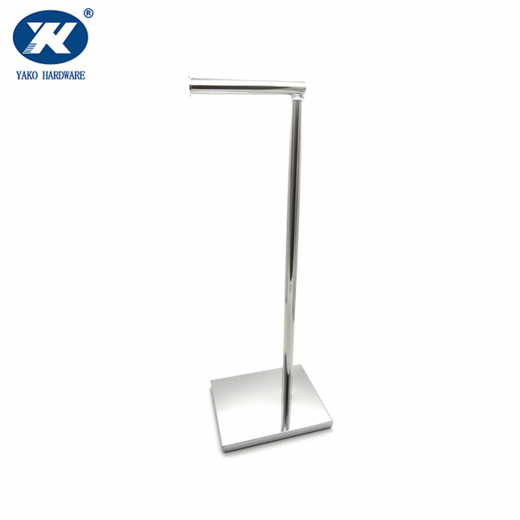 Stainless Steel Toilet Paper Holder Tissue Holder  toilet roll holder with square base stand