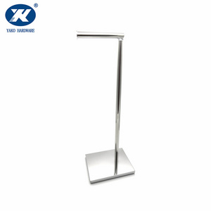 Stainless Steel Toilet Paper Holder Tissue Holder  toilet roll holder with square base stand