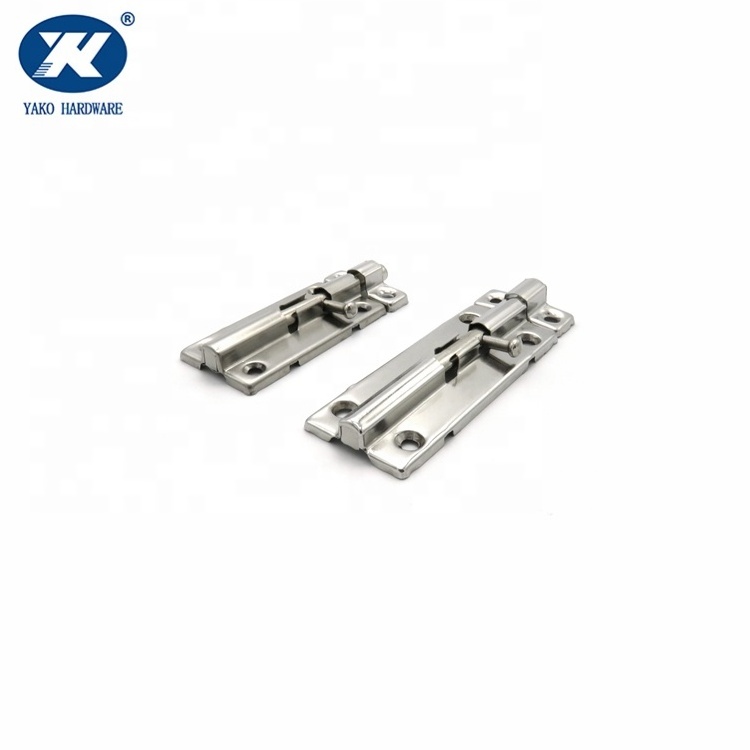 Stainless Steel Security Sliding 50 60mm Lock for Gate Door Barrel Bolt Latch