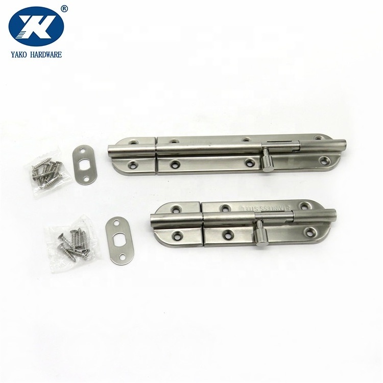 3/5/6/8 Inch Slide Latch Stainless Steel Sliding Latch Door Bolt