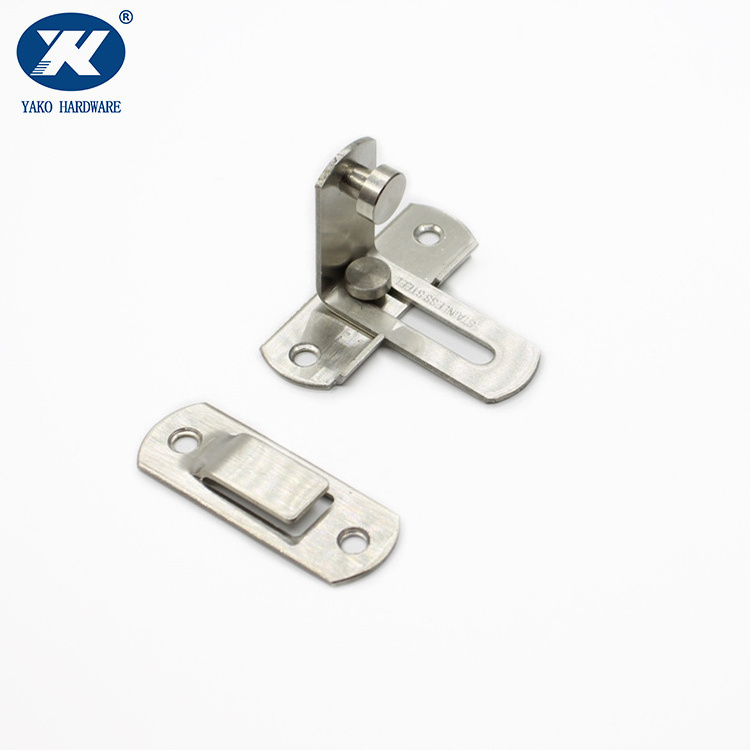 Stainless steel Door Latch 90 Degree Right Angle Door Latch Buckle