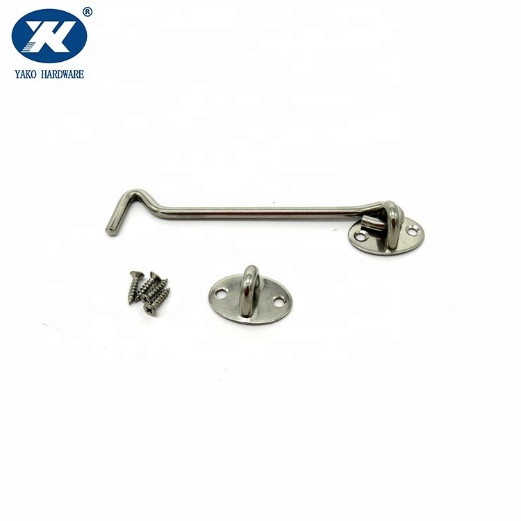 Stainless Steel Cabin Hook And Eye Latch Lowes Door Locks For Shed Gate And Door Silent Holder For Home