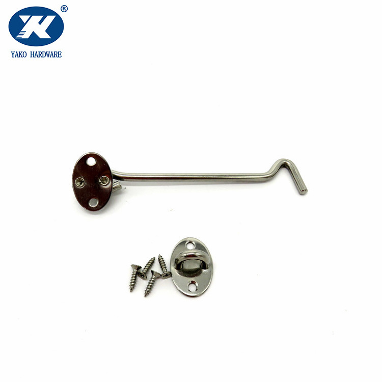 Stainless Steel Cabin Hook And Eye Latch Lowes Door Locks For Shed Gate And Door Silent Holder For Home