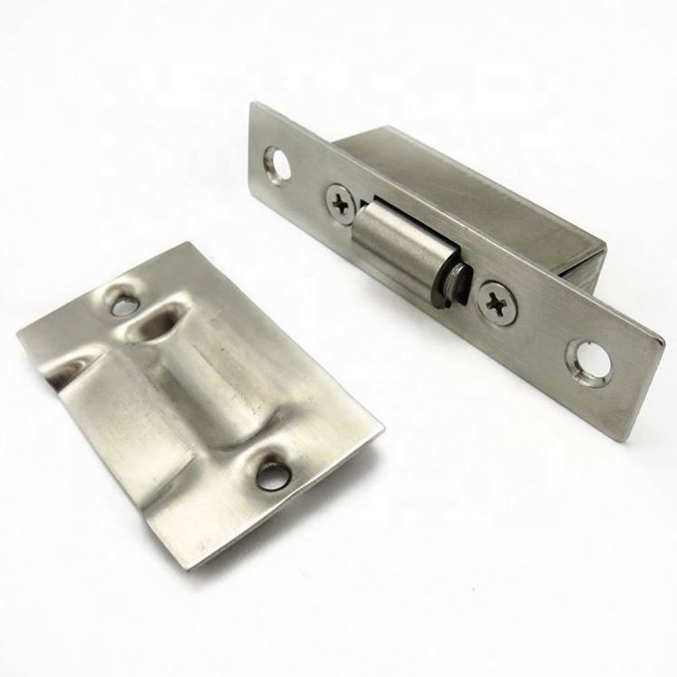 Stainless Steel Roller Ball Door Catch Closet Door Ball Catch for Invisible Pantry Ball Bearing Door Latch