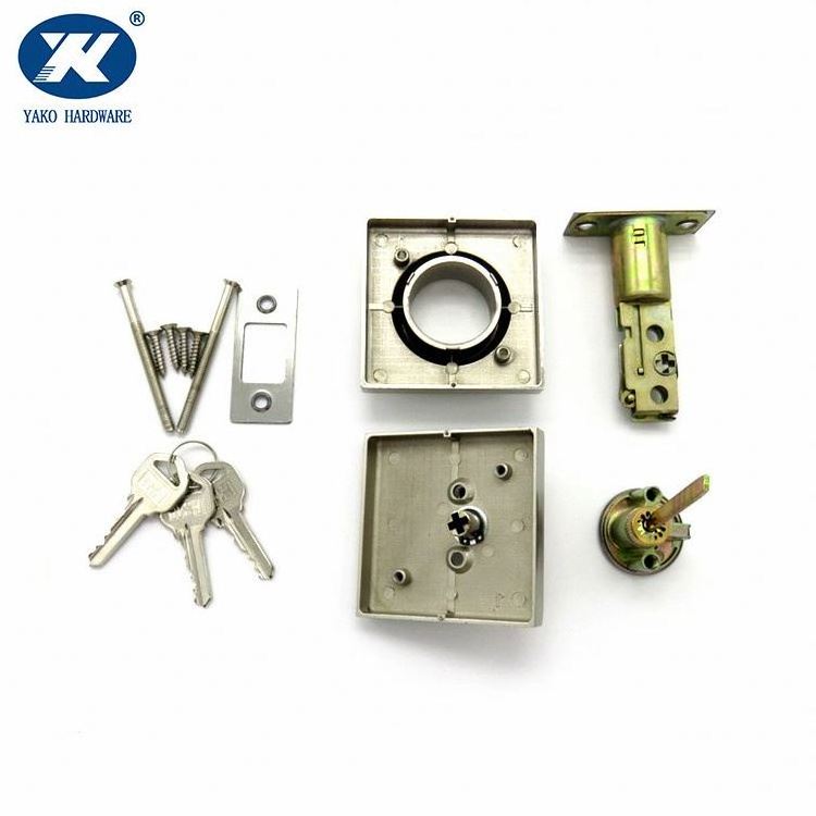 stainless steel single cylinder double deadbolt lock