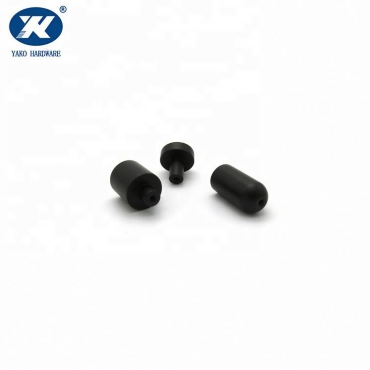 Cabinet Knobs Modern Solid Stainless Steel Aluminum OEM ODM Black Furniture Knob