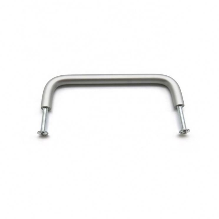 Aluminum Silver Cabinet Pull Furniture Handle U Shape Factory Directly Cupboard Kitchen Handles