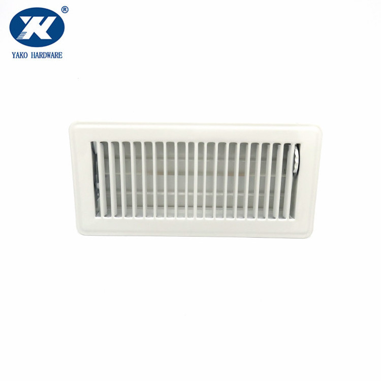 Ventilation Conditioning White powder coating  Return Louver Air Vent Grill for floor