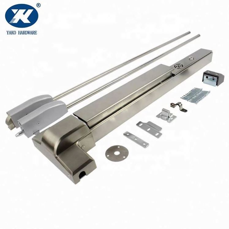 Various Specifications Competitive Price Ss Push Bar Panic Exit Device With Concealed Bolt