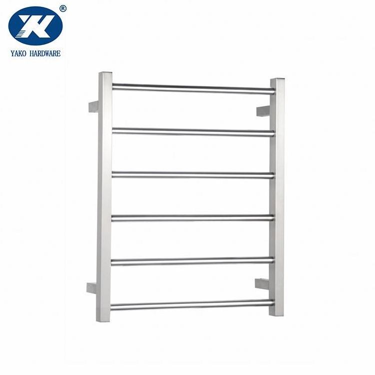 Wall Mounted Stainless Steel Bathroom Electric Heated Rail Towel Rack