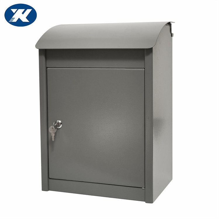 black outdoor  smart parcel delivery box Outdoor parcel mail box parcel drop box