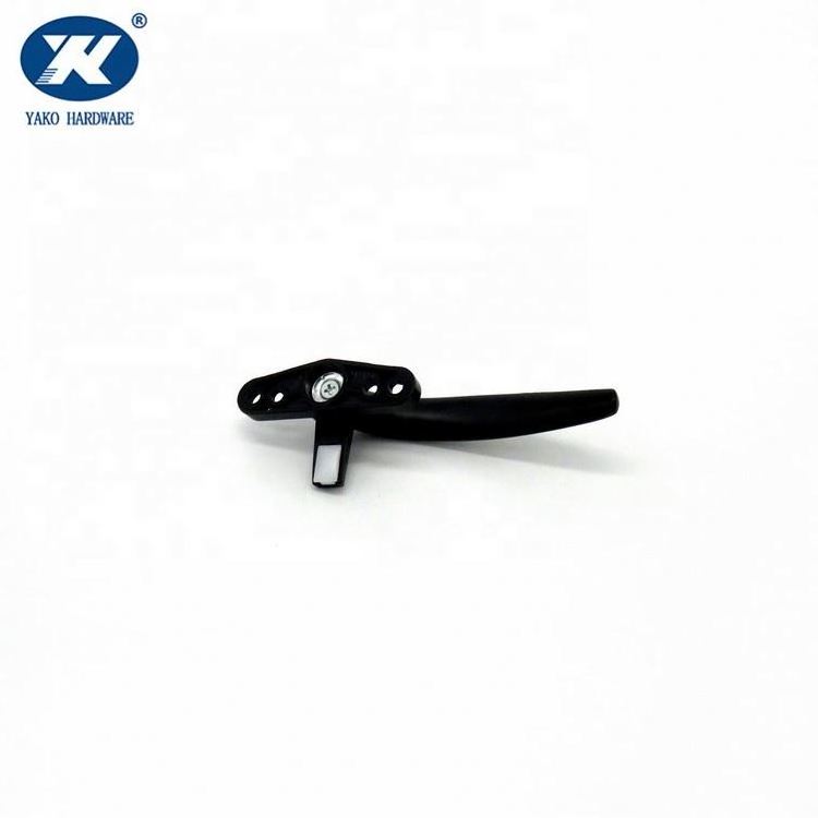 Aluminum Alloy Customized Window Handle Anti-theft Black Handles Commercial Window Pull Casement Window Hardware