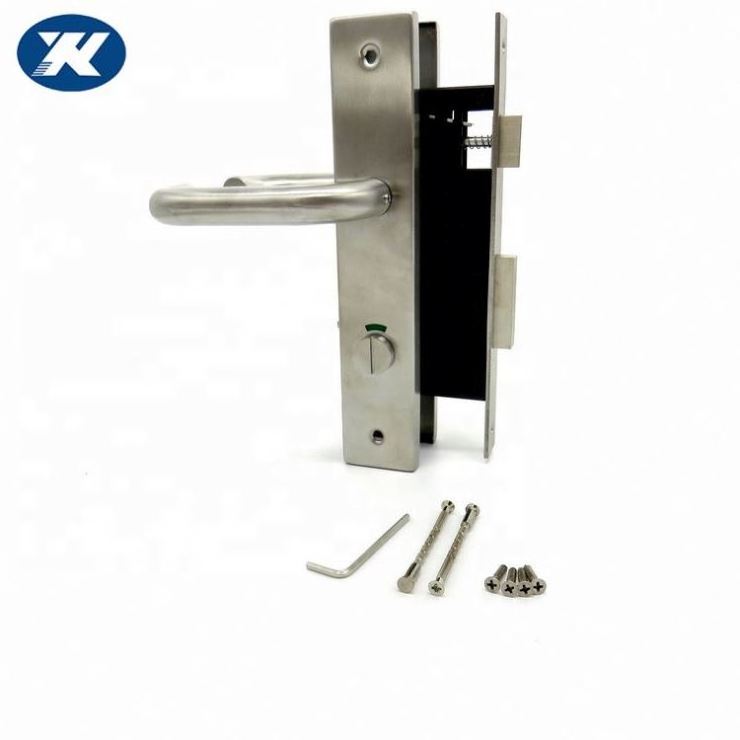 Commercial Heavy Duty Mortise Lock Escutcheon Plate Handle Set for Entrance Office Front Door