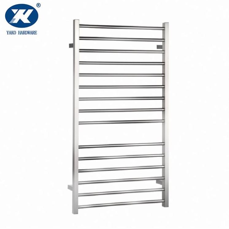 Wall Mounted Stainless Steel Bathroom Electric Heated Rail Towel Rack