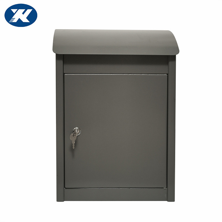 black outdoor  smart parcel delivery box Outdoor parcel mail box parcel drop box