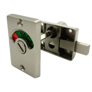 Bathroom Zinc alloy Latch Toilet Partition Door Lock Public Toilet Lock Toilet Indicator Lock