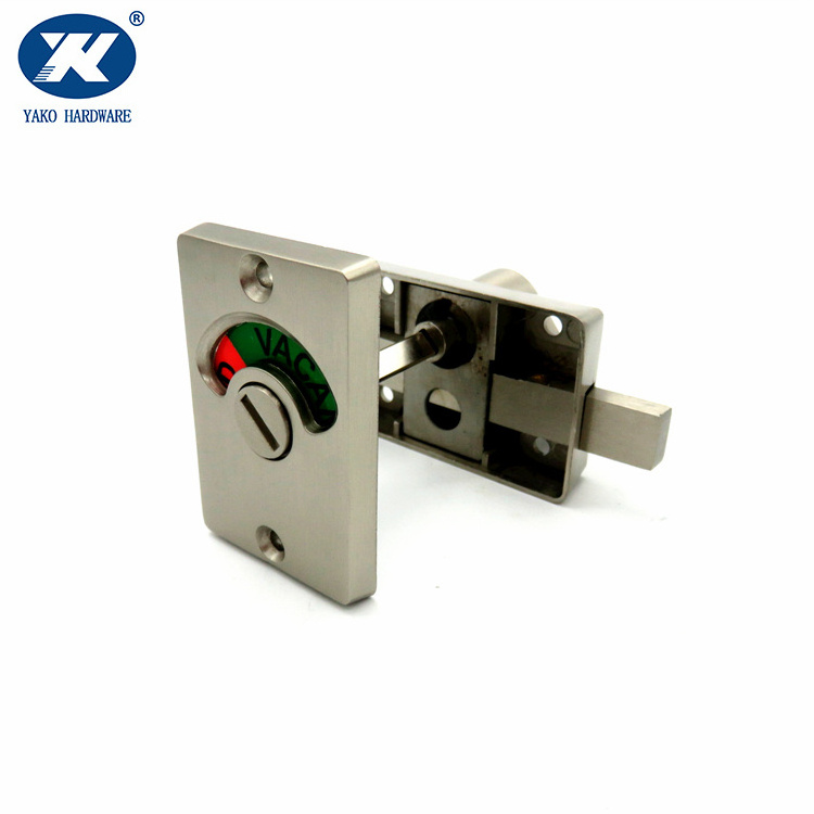 Bathroom Zinc alloy Latch Toilet Partition Door Lock Public Toilet Lock Toilet Indicator Lock