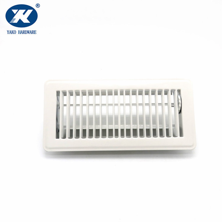 Ventilation Conditioning White powder coating  Return Louver Air Vent Grill for floor