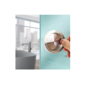 Self Adhesive Backing Stainless Steel Shower Partition Sliding Glass Door Handles