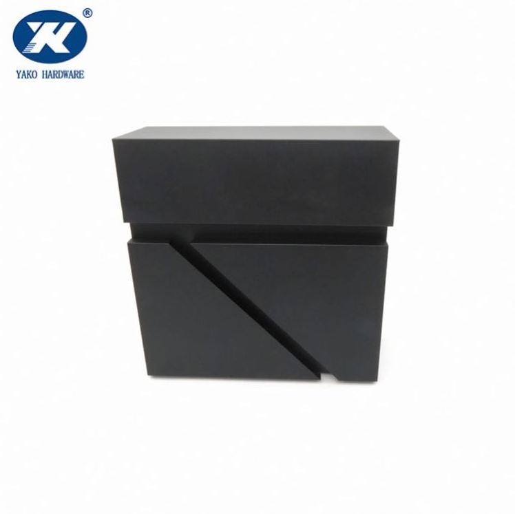 New design black color mailbox  Anti-Theft Outdoor Waterproof Wall Mounted Letter Box