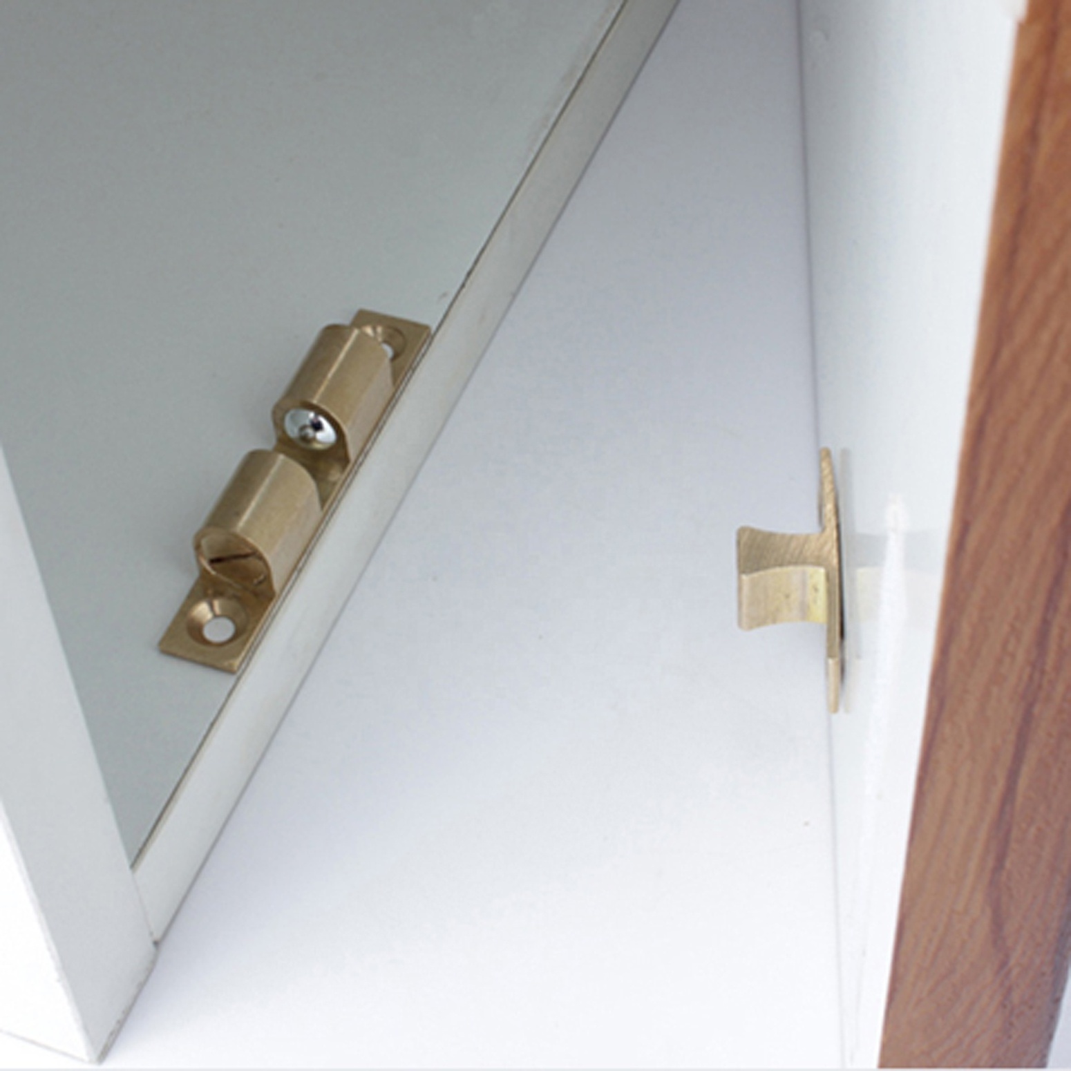 Ball Catch Furniture Cabinet Door Dual Ball Tension Roller Catch Latch Solid Magnetic Catch Ball