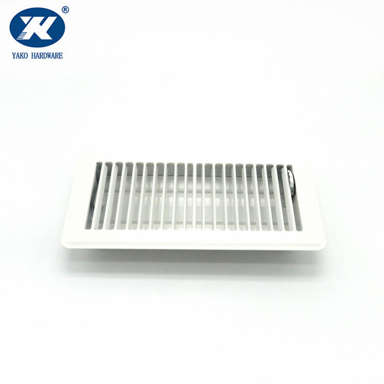 Ventilation Conditioning White powder coating  Return Louver Air Vent Grill for floor