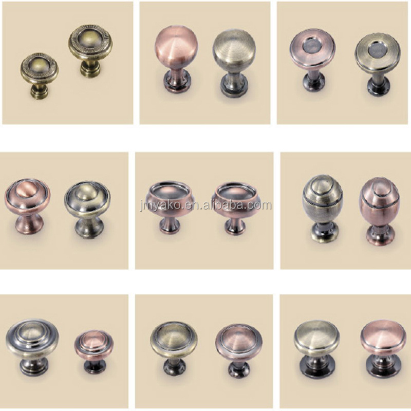 Factory customize Zinc Alloy glass wood door knob Decorative Pull for Kitchen Cupboard Furniture Cabinet Hardware Drawer Dresser