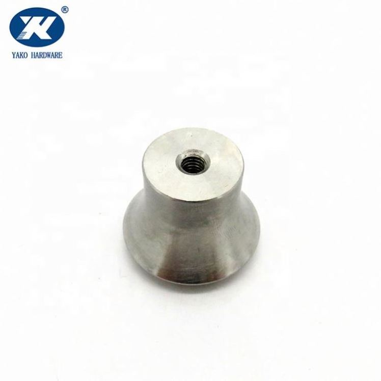 Stainless Steel Beveled Edge Round Mushroom Cabinet Drawer Knob