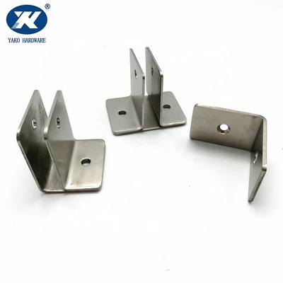 Toilet Cubicle Partition Accessories Stainless Steel Cubicle fitting panel support