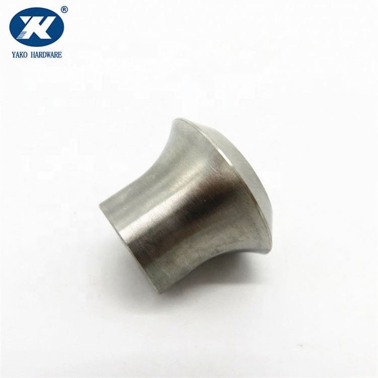 Stainless Steel Beveled Edge Round Mushroom Cabinet Drawer Knob