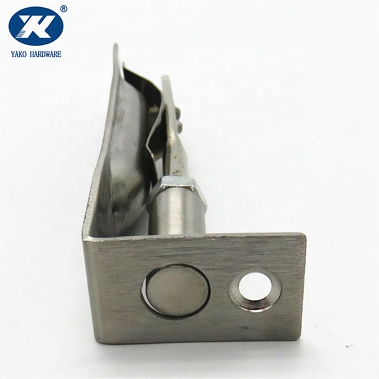 Stainless Steel Door Flush Bolt Latch L Type Lever Action Flush Slide Lock Bolt