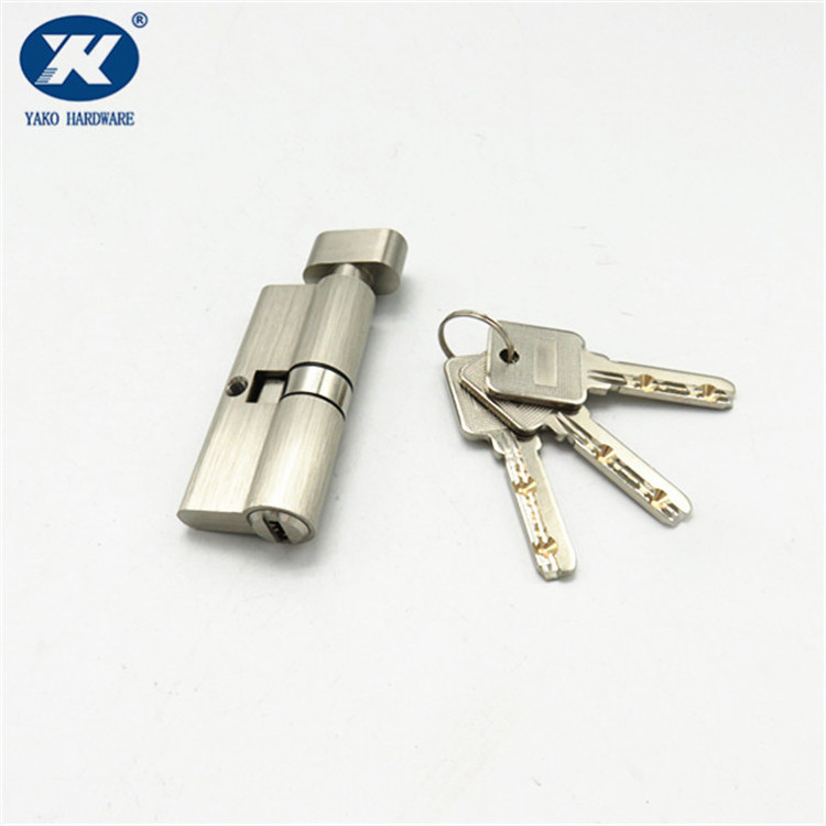 Cylinder Lock with Thumb turn  Euro Door Lock Barrel Door Lock with 3 Keys