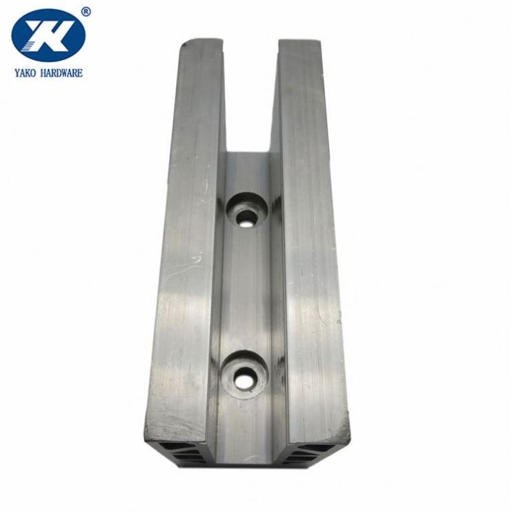 aluminium u shape channel Profile for Glass Railing / Balcony Guardrail / Blaustrade