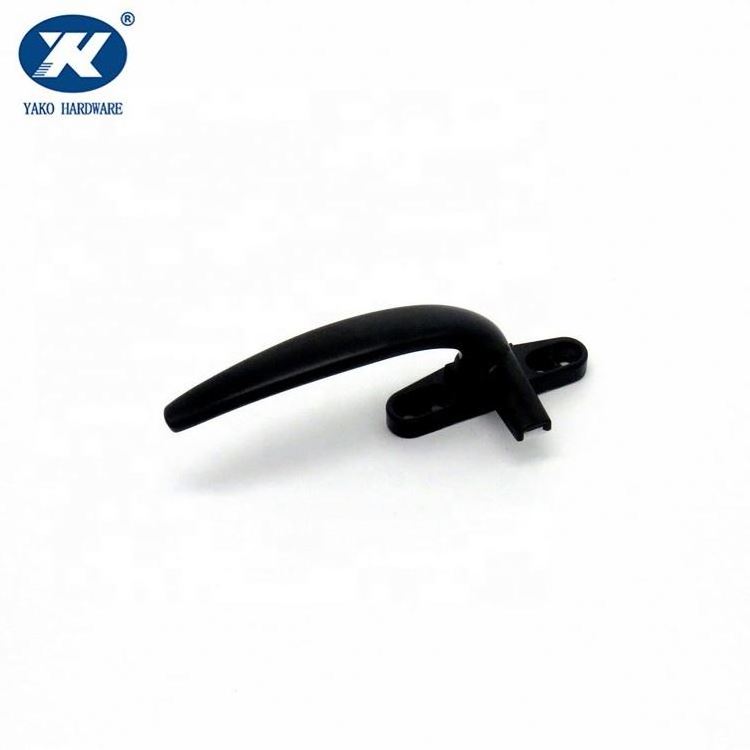 Aluminum Alloy Customized Window Handle Anti-theft Black Handles Commercial Window Pull Casement Window Hardware