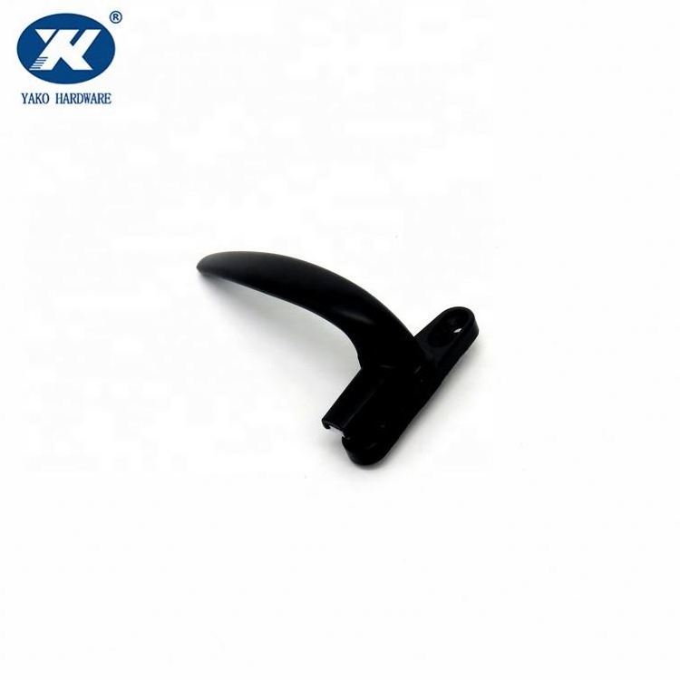 Aluminum Alloy Customized Window Handle Anti-theft Black Handles Commercial Window Pull Casement Window Hardware