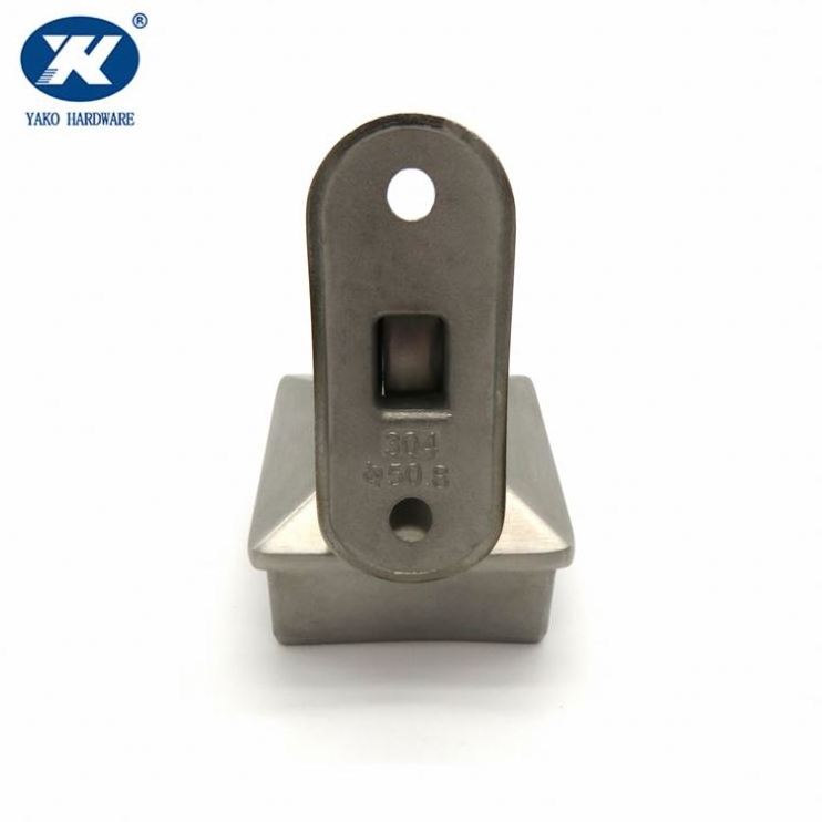 adjustable square shape balustrade handrail bracket support- Interior Staircase and Exterior Balconies