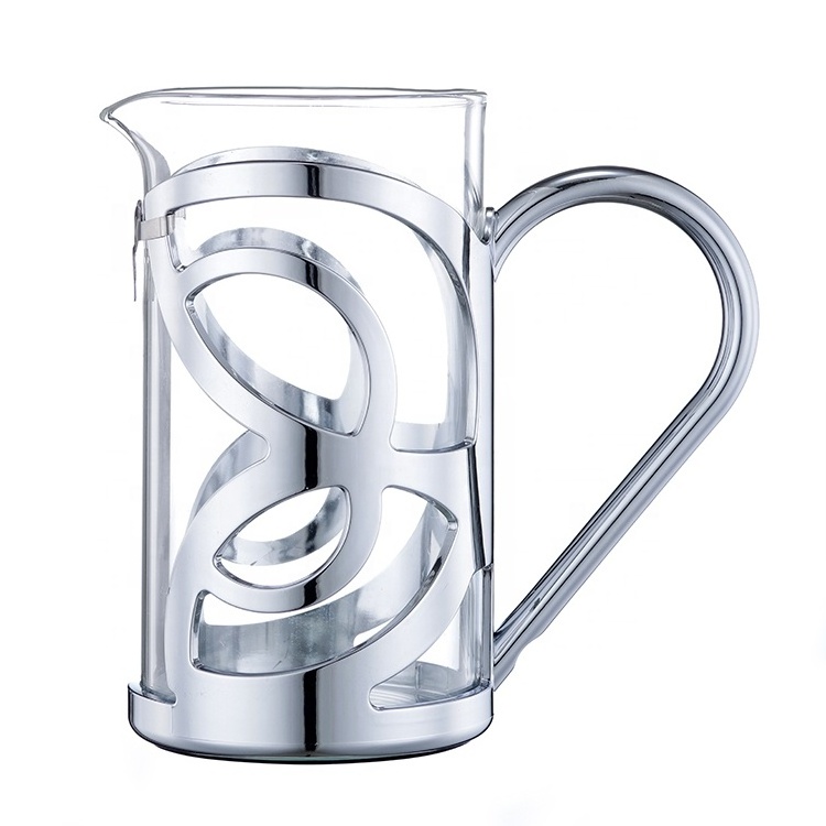 Stainless Steel French Press Glass French Press Coffee Pot To Make Coffee 350ml French Press Coffee Maker