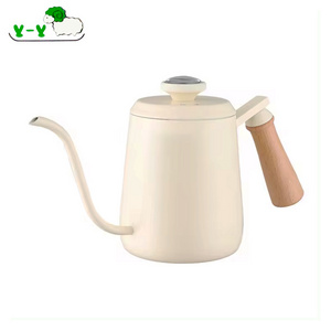 350ML Hand Drip Coffee Pouring Kettle Fine Stainless Pour Over Gooseneck Tea Pot For Kitchen