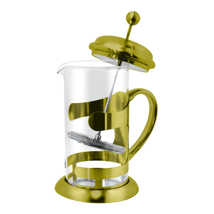 Stainless Steel French Press Filter Bodum French Press Stainless Steel 34OZ French Press Coffee Maker Glass