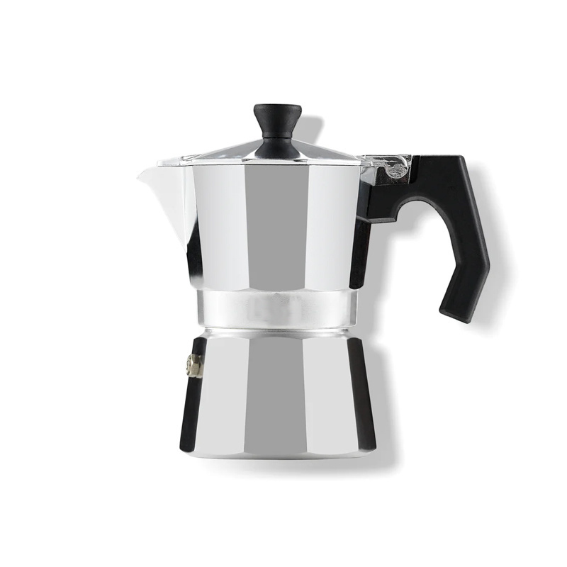 Custom Logo 3 Cups 6 Espresso Cup Aluminum Stovetop Mocha Moka Pot Espresso Coffee Maker