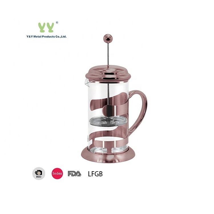 Eco High Quality Coffee Pot Maker French Press Borosilicate Glass Tea and Coffee French Press