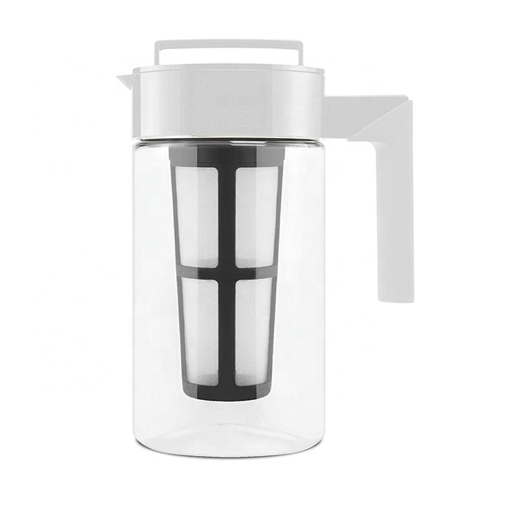 Unique Design Iced Tea Cold Brew Coffee Maker Airtight Reusable Filter Strainer Cold Brew Coffee Maker