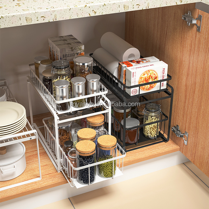 Kitchen Storage Rack Under Sink Shelf Multi-layer Kitchen Organization