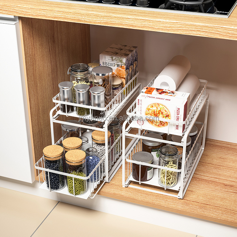 Kitchen Storage Rack Under Sink Shelf Multi-layer Kitchen Organization