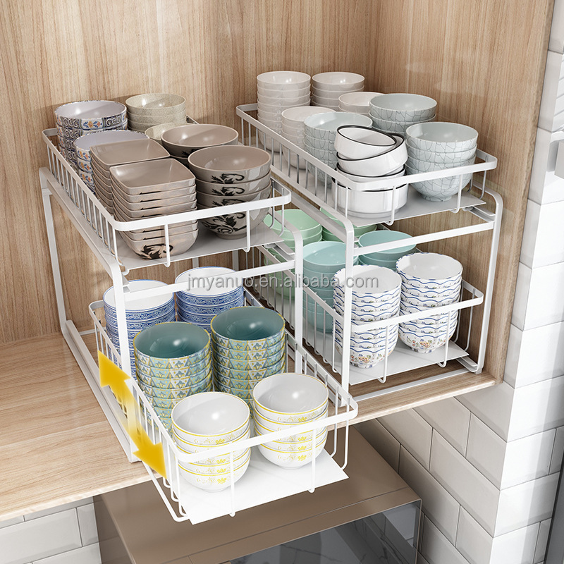 Kitchen Storage Rack Under Sink Shelf Multi-layer Kitchen Organization