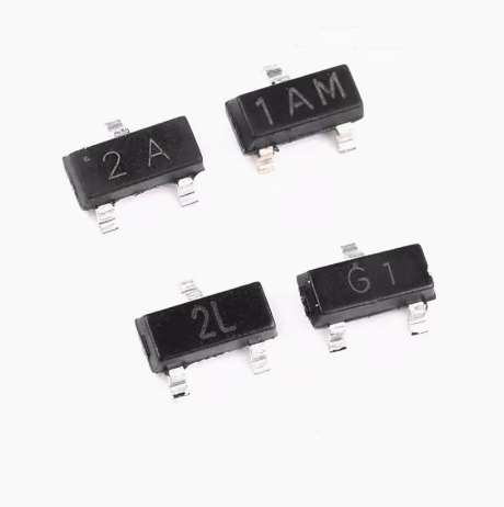 Original MMBT3904 2N3904 1AM MMBT3906 2A SOT-23 SMD NPN Transistor 40V 200mA High Performance Electronics