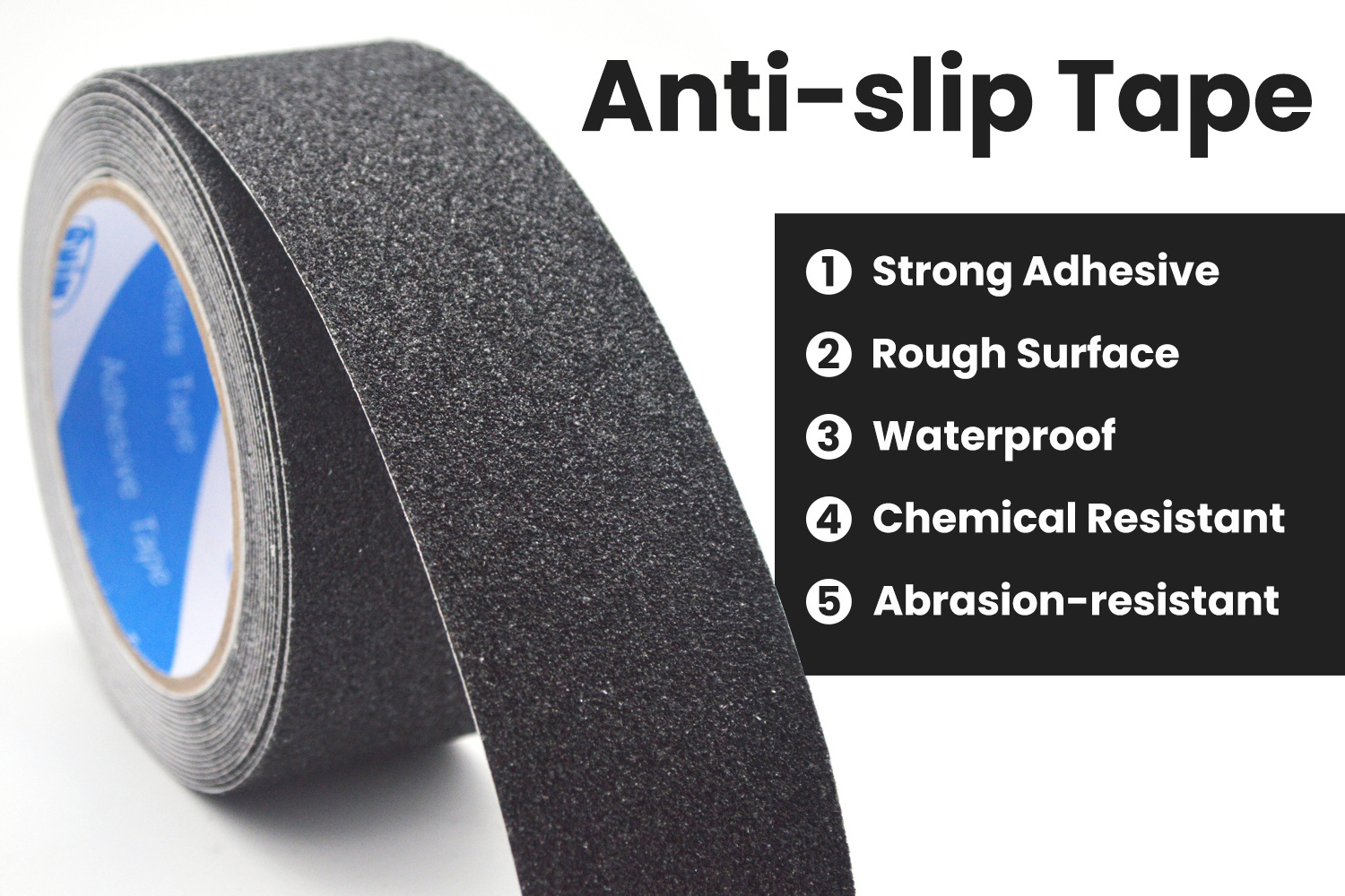 Free sample Black Waterproof Sticky non slip tape Self Adhesive Anti Slip Tape For Stairs