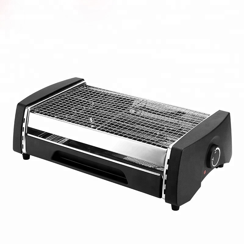 Korean electric barbecue lava rock hot table top mini stone kebab raclette pan bbq grill